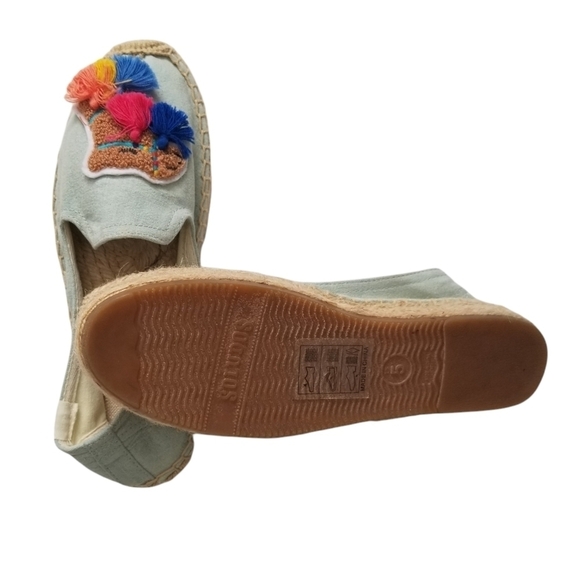 Soludos Espadrilles Smoking Camel with Tassel Decorative Accent Flats Size 5. - Picture 9 of 9